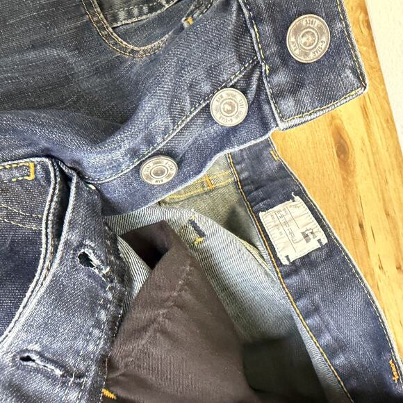 G-Star Raw 3301 Original Jeans Mens Size 30 Blue Straight Leg Button Fly 30x28.5 - Picture 8 of 14